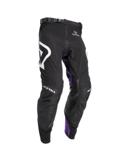 Pantalón Acerbis MX Track 2.0 Viola/Bianco, vista trasera