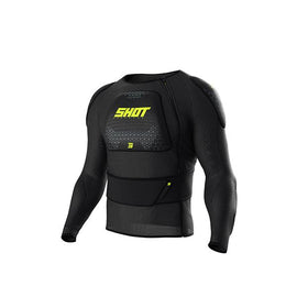 Peto Protector Infantil SHOT Airlight Kid (Negro/Amarillo Flúor) | MOTOBIKE RIOJA