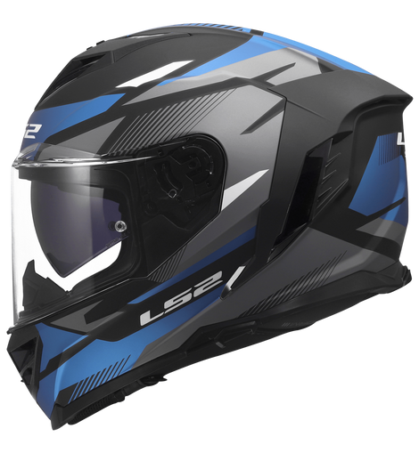 Casco integral LS2 FF818 Storm III Komai negro azul mate