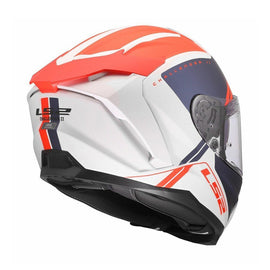 Casco Touring LS2 FF817 Challenger II Titan Blanco Azul Rojo | MOTOBIKE RIOJA