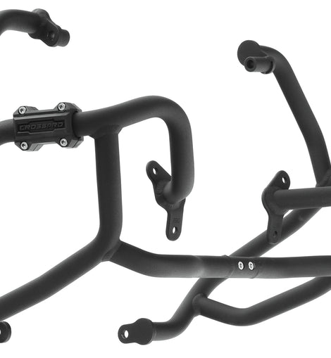 Defensas de motor CrossPro de aluminio para KTM 790 / 890 Adventure en negro texturado | MOTOBIKE RIOJA