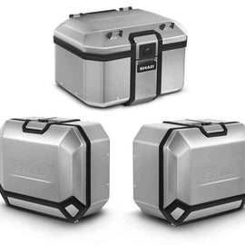 Pack Maletas SHAD Terra 131L - Baúl 48L + Maleta Derecha 36L + Maleta Izquierda 47L | MOTOBIKE RIOJA