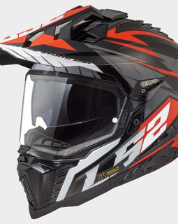 Casco LS2 MX701 Explorer Graphic – Rendimiento Trail para Aventuras sin Límites