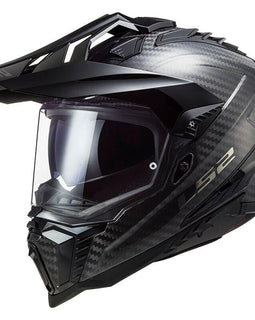 Casco LS2 MX701 Explorer Carbon Solid – Ligereza y Seguridad para Aventura sin Límites - MOTOBIKE RIOJA
