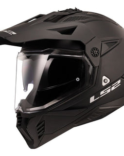 Casco LS2 MX702 Pioneer II Matt Black - Ligero, Seguro y Versátil