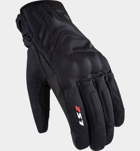 Guantes LS2 JET II MAN- Protección Impermeable y Comodidad Todo el Año | Certificados y Compatibles con Pantallas Táctiles