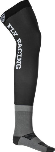 Calcetines para rodilleras FLY Racing Knee Brace Negro/Gris/Blanco | Motobike Rioja