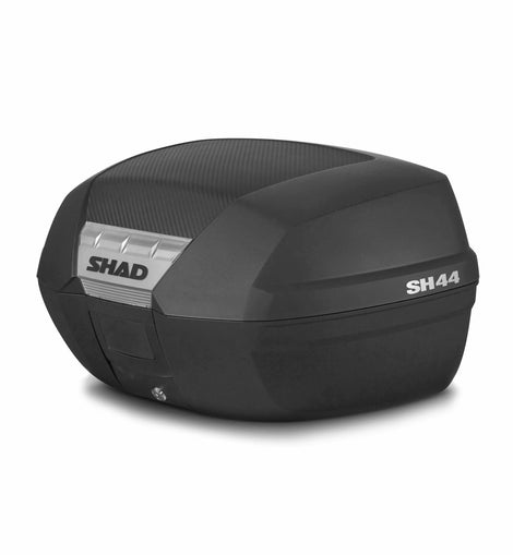 Baúl SHAD SH44 negro con capacidad para 2 cascos integrales