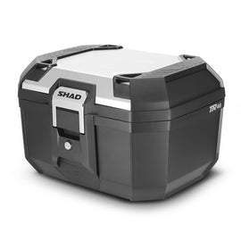 Baúl Top Case SHAD TR46 Terra Aluminio (Capacidad 1 Integral + 1 Jet) | MOTOBIKE RIOJA
