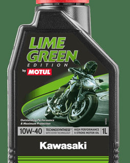 Aceite Kawasaki Lime Green by Motul 10W-40 4T 1L | MOTOBIKE RIOJA