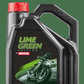 Aceite Kawasaki Lime Green by Motul 10W-40 4T 4L | MOTOBIKE RIOJA