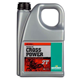 Aceite Motorex Cross Power 2T | Aceite Sintético de Alto Rendimiento para Off-Road 2T 4L | MOTOBIKE RIOJA