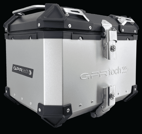 Baúl Universal GPR Aluminio 35L | Resistente e Impermeable | MOTOBIKE RIOJA