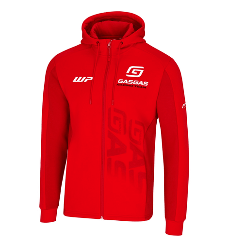 Sudadera GASGAS Replica Team Unisex – Oficial, Roja, con Cremallera | MOTOBIKE RIOJA