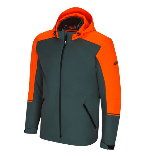 Chaqueta Softshell KTM Two 4 Ride V2 Verde/Naranja | MOTOBIKE RIOJA