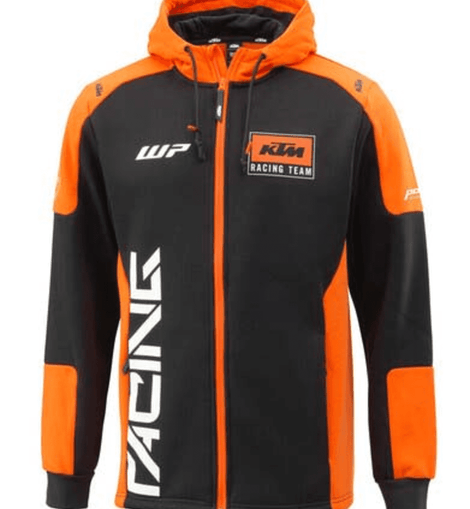 Sudadera con Capucha y Cremallera KTM Racing Team | MOTOBIKE RIOJA