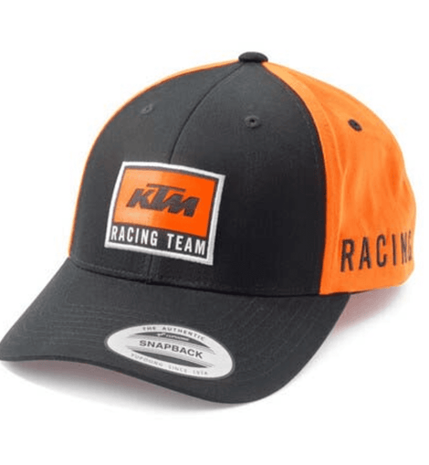 Gorra Curva KTM Racing Team – Diseño Oficial Yupoong® Flexfit | MOTOBIKE RIOJA