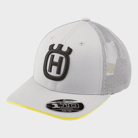 Gorra Trucker Husqvarna para Niños (Gris/Amarillo) | MOTOBIKE RIOJA