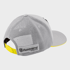 Gorra Trucker Husqvarna para Niños (Gris/Amarillo) | MOTOBIKE RIOJA