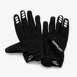 Palma de Clarino perforado de los guantes 100% Airmatic 2 Negro | MOTOBIKE RIOJA