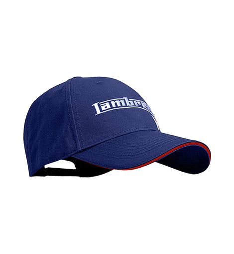 Gorra Lambretta Racing Stripe Azul Ajustable | MOTOBIKE RIOJA