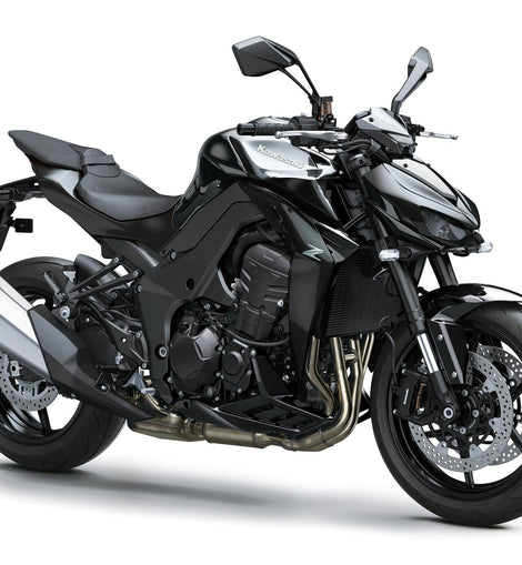 Kawasaki Z1100 2027, vista frontal derecha