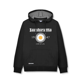 Sudadera con Capucha Lambretta Target 1947 Gris | MOTOBIKE RIOJA