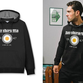 Sudadera con Capucha Lambretta Target 1947 Gris