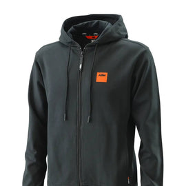 Sudadera con Capucha y Cremallera KTM PURE | Hoodie Unisex 80% Algodón | MOTOBIKE RIOJA