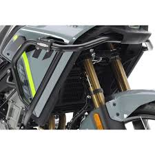 Barras de Protección de Carenado Crosspro (Aluminio) - CF Moto 450 MT (2024-2026) - Negro | MOTOBIKE RIOJA