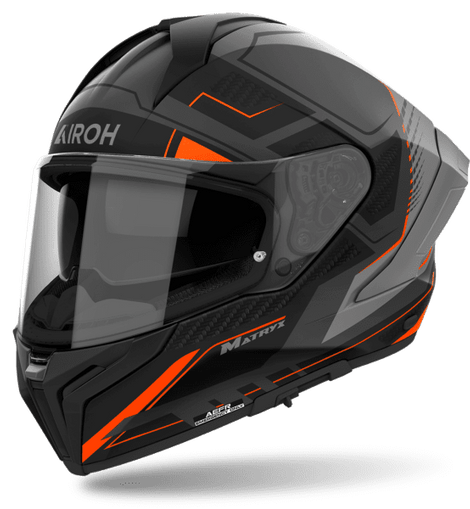 Casco Airoh Matryx Rocket Naranja Mate | MOTOBIKE RIOJA