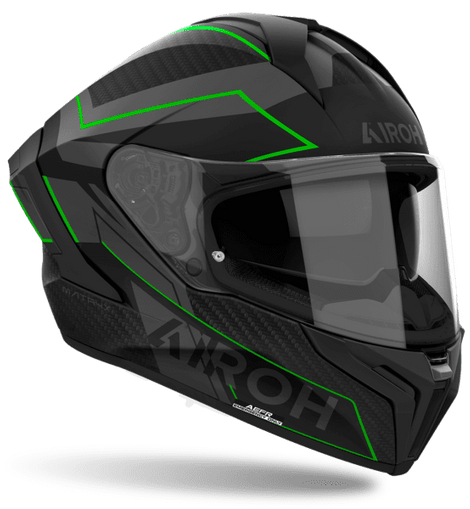 Casco Airoh Matryx Sentinel Verde Mate | MOTOBIKE RIOJA