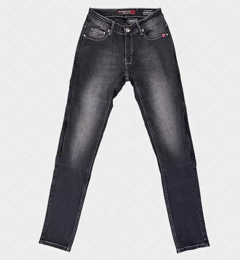 Pantalón Vaquero de Moto Quarter Mile Milano EVO (Gris Oscuro) - Kevlar® | MOTOBIKE RIOJA