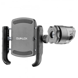 Soporte Smartphone Interphone QUIKLOX CRAB Espejo – Soporte Universal + Anclaje Rápido de Espejo