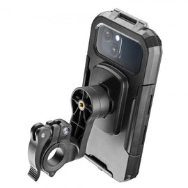 Soporte Smartphone Interphone Quiklox – Funda Rígida 6,5″ Antichoque con Soporte de Manillar
