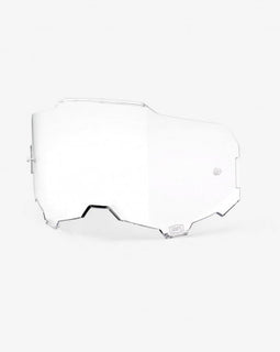 Lente de Recambio 100% Armega - Transparente (Clear ULTRA HD) | MOTOBIKE RIOJA