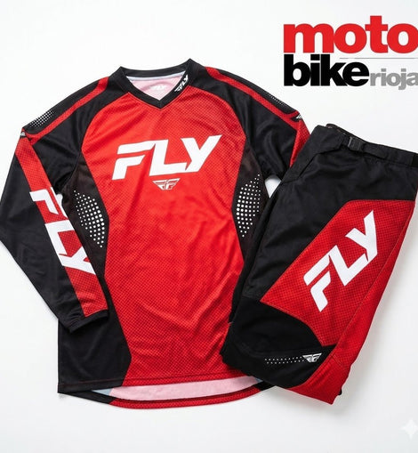 Kit FLY Racing F-16 Rojo (Camiseta + Pantalón) | MOTOBIKE RIOJA
